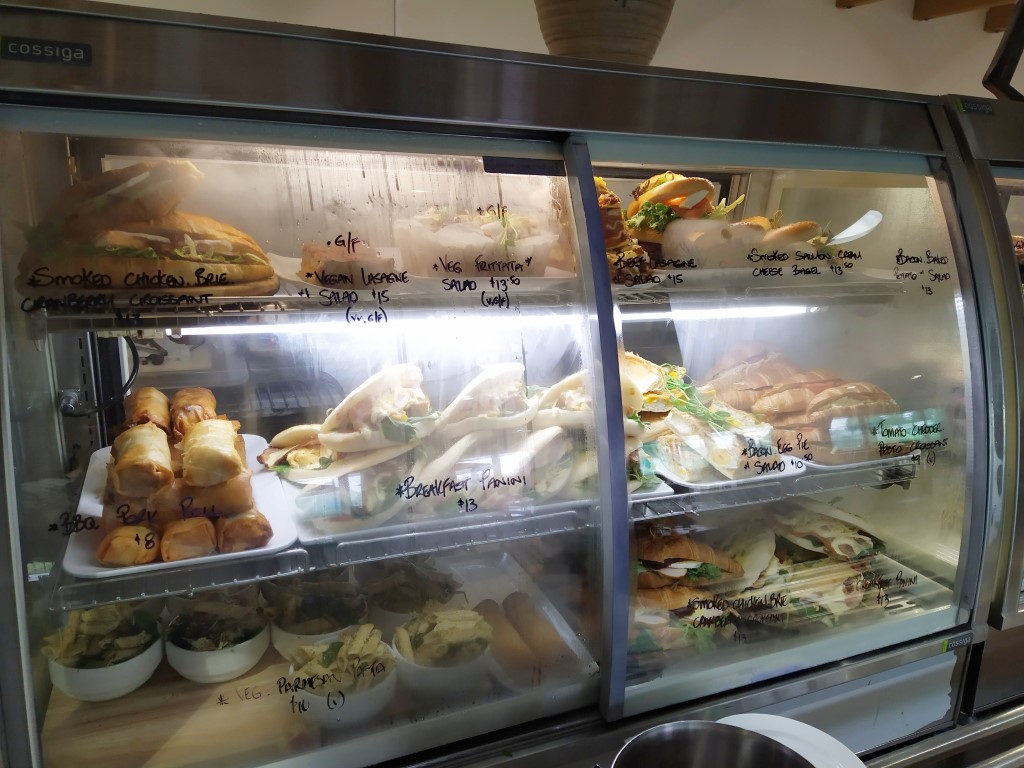 Waitomo Homestead sandwiches, panini and pasta