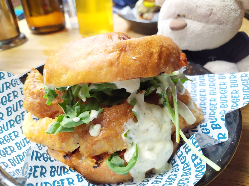 Burger Burger Takapuna Auckland New Zealand Review - Fish Beer Battered Burger ($20)