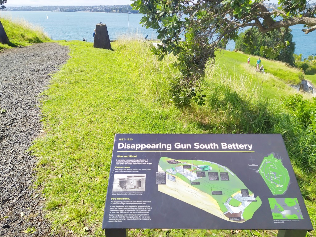 Disappearing Gun South Battery Maungauika / North Head Historic Reserve