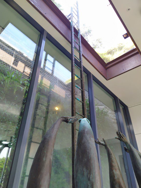 As above so below - Sculpture by Helen Pollock at the Torpedo Bay Navy Museum