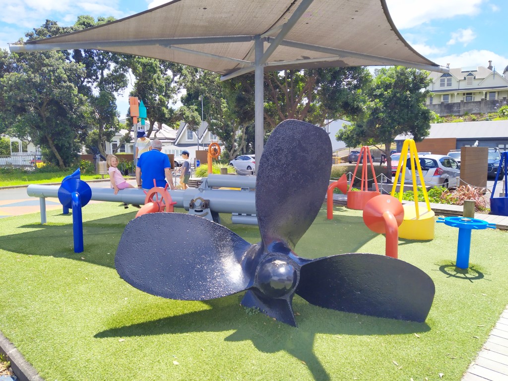 Playground next to Torpedo Bay Cafe