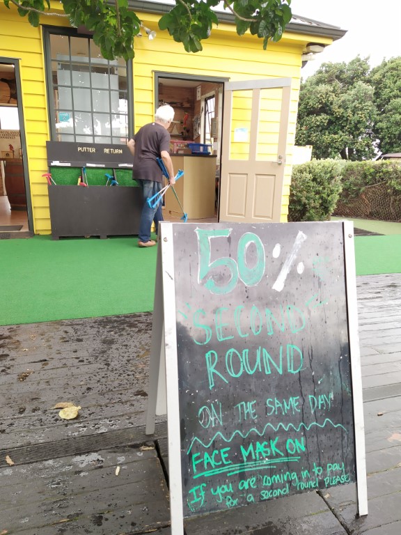 50% off the second game at Treasure Island Mini Golf Auckland
