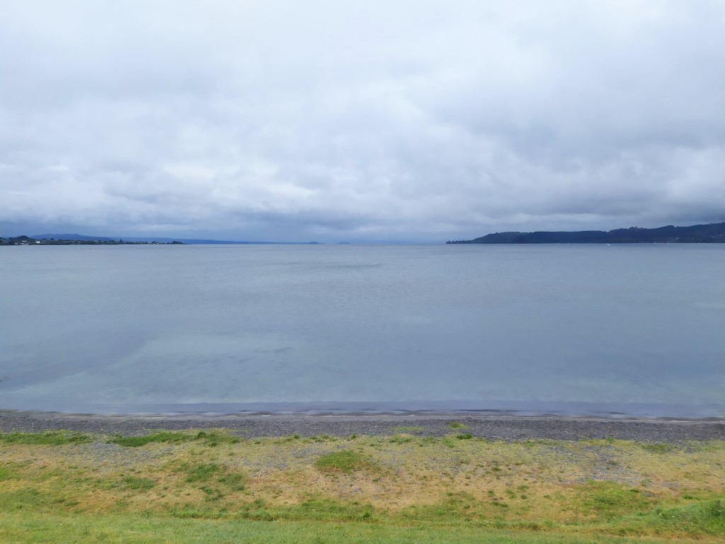 Views across Lake Taupo New Zealand