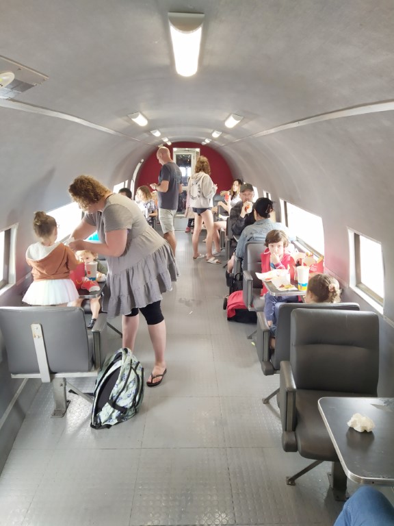 Inside Douglas DC-3 of World's Coolest McDonald's in Taupo New Zealand
