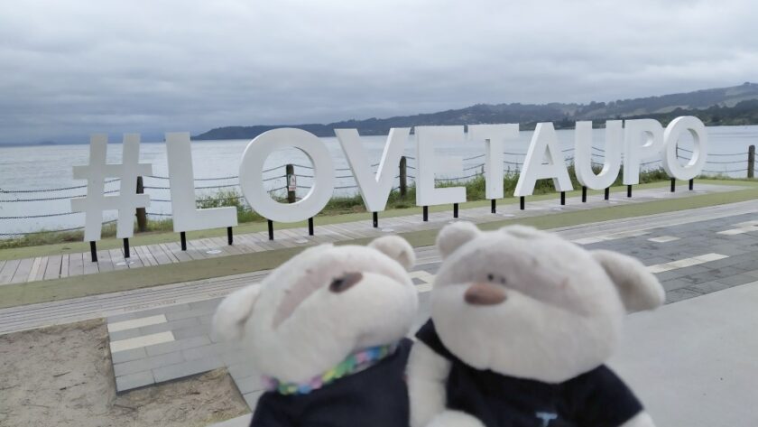 Love Taupo sign in Taupo New Zealand