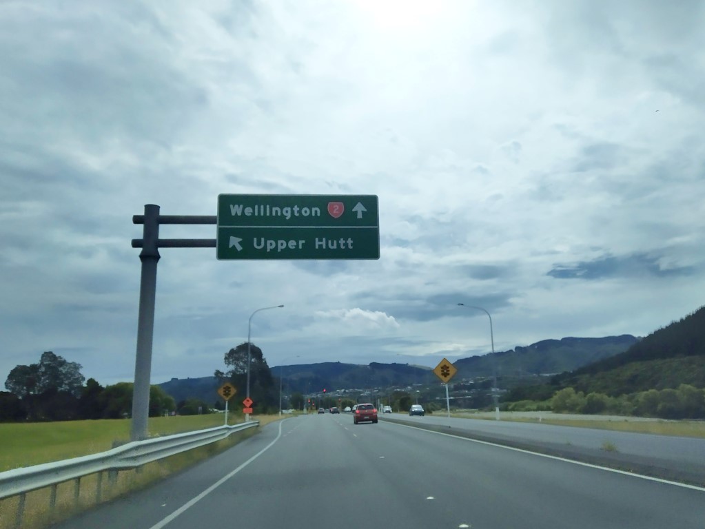 Driving from Remutaka Crossing to Wellington