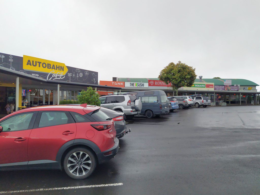 Rest stop for a latte just before we arrived at Devonport New Zealand