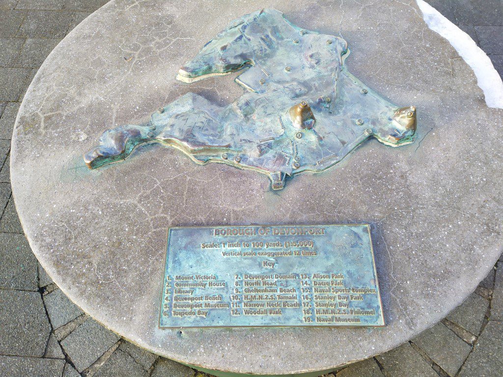 Model of Landscape around Devonport New Zealand