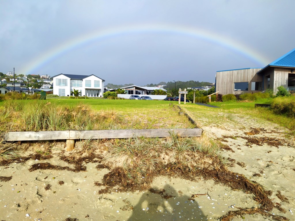 Rainbow sighted at Snells Beach Auckland New Zealand