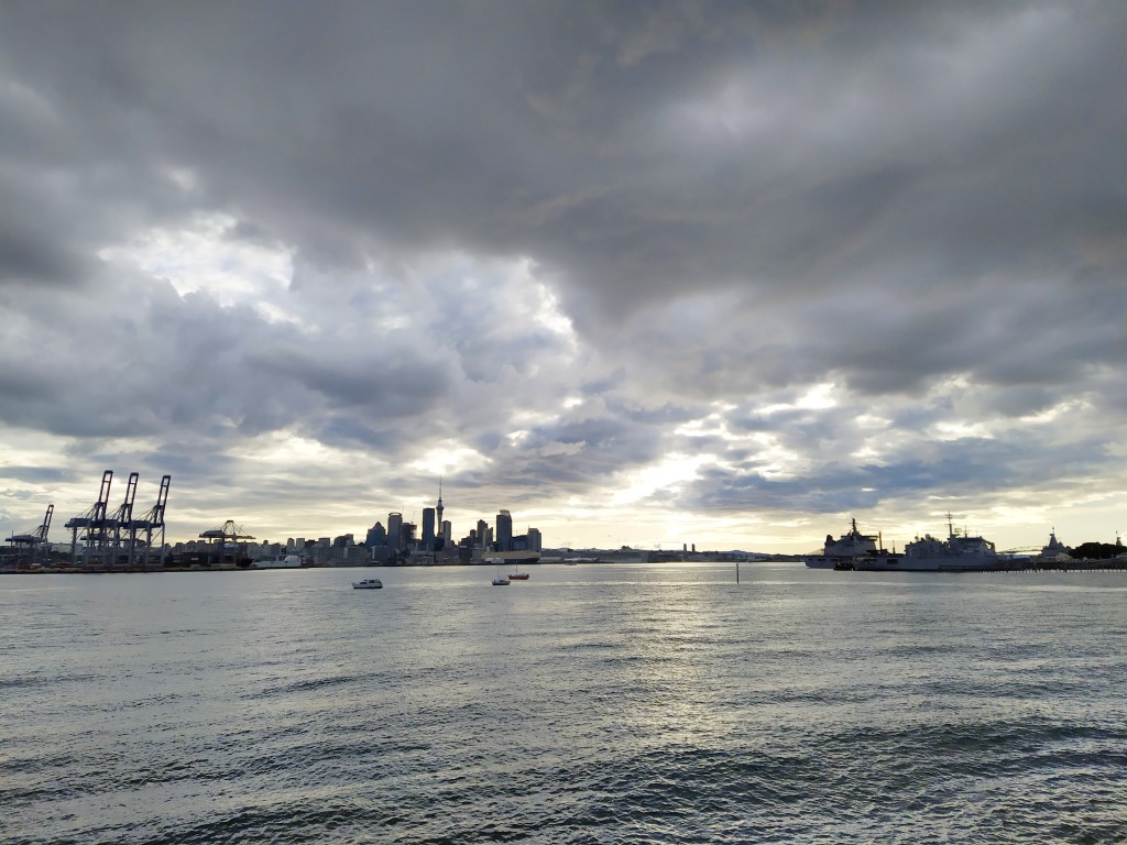 Views from Devonport of Auckland City