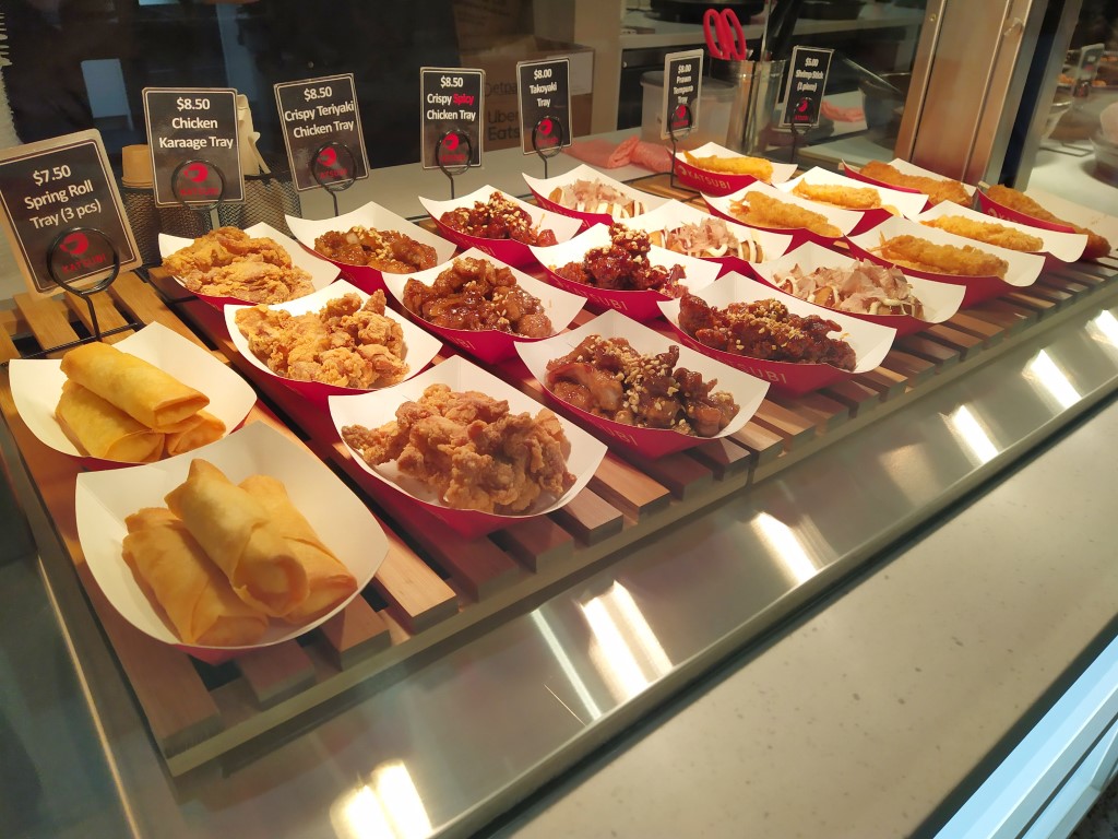 Dishes available at Katsubi @ Dress Smart Outlet Shopping Centre Onehunga Auckland