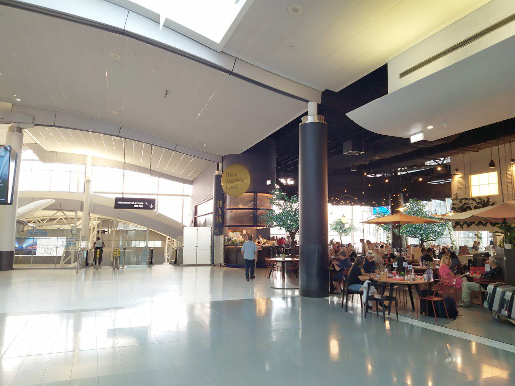 Blue Marble Lane restaurant at Auckland Airport (Land Side)