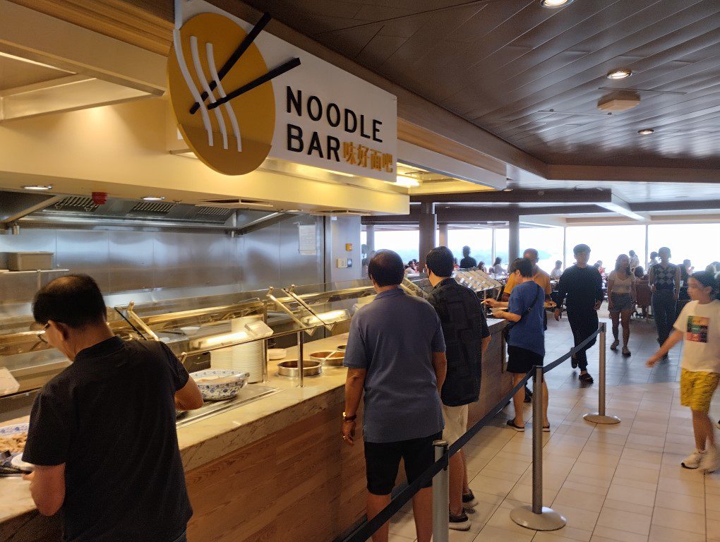 Noodle Bar Spectrum of the Seas Windjammer Royal Caribbean Cruise