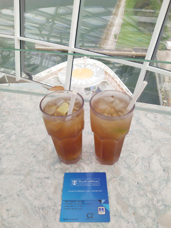 Spectrum of the Seas Solarium (Deck 14 Forward) - Solarium Bar Long Island Tea