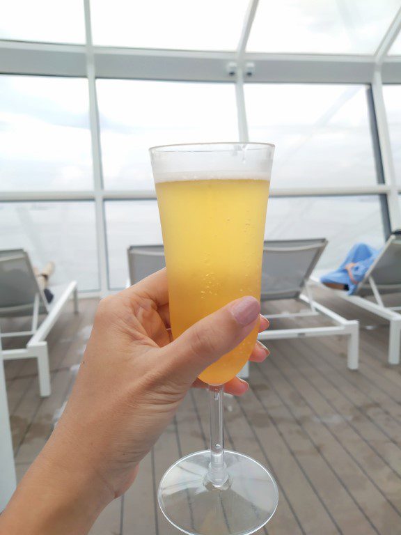 Spectrum of the Seas Solarium (Deck 14 Forward) - Solarium Bar Chandon Sparkling Wine