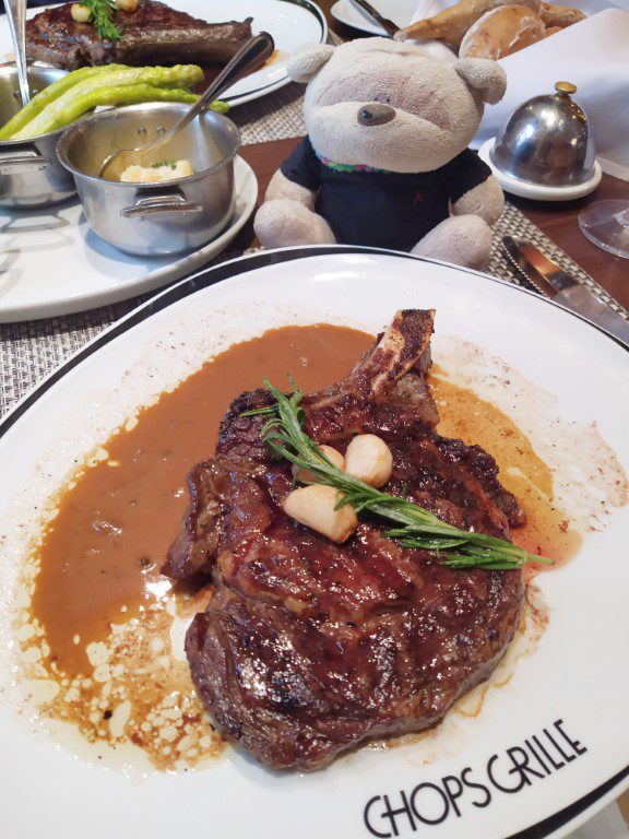 Chops Grille Medium Well 16 oz Prime Bone-In Ribeye on Spectrum of the Seas Royal Caribbean Cruise