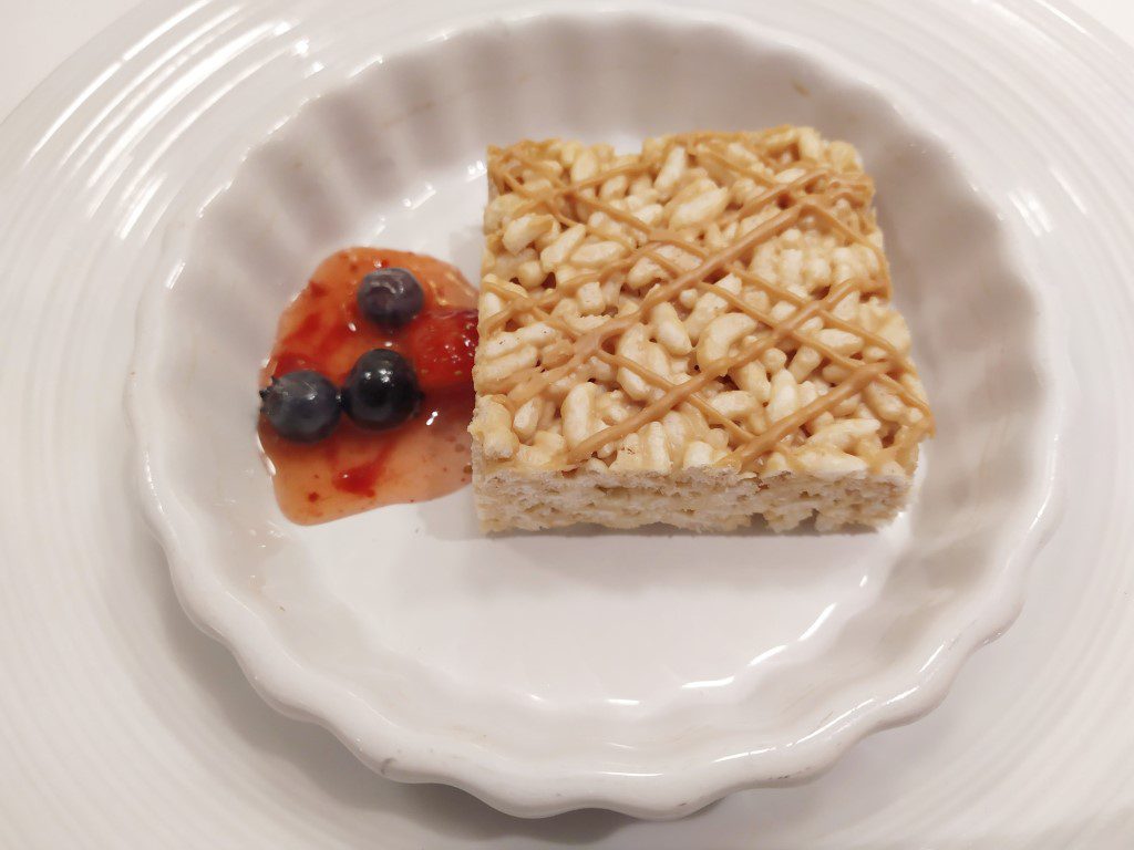 Main Dining Room Dinner Day 1 Peanut Crumble Spectrum of the Seas Royal Caribbean Cruise