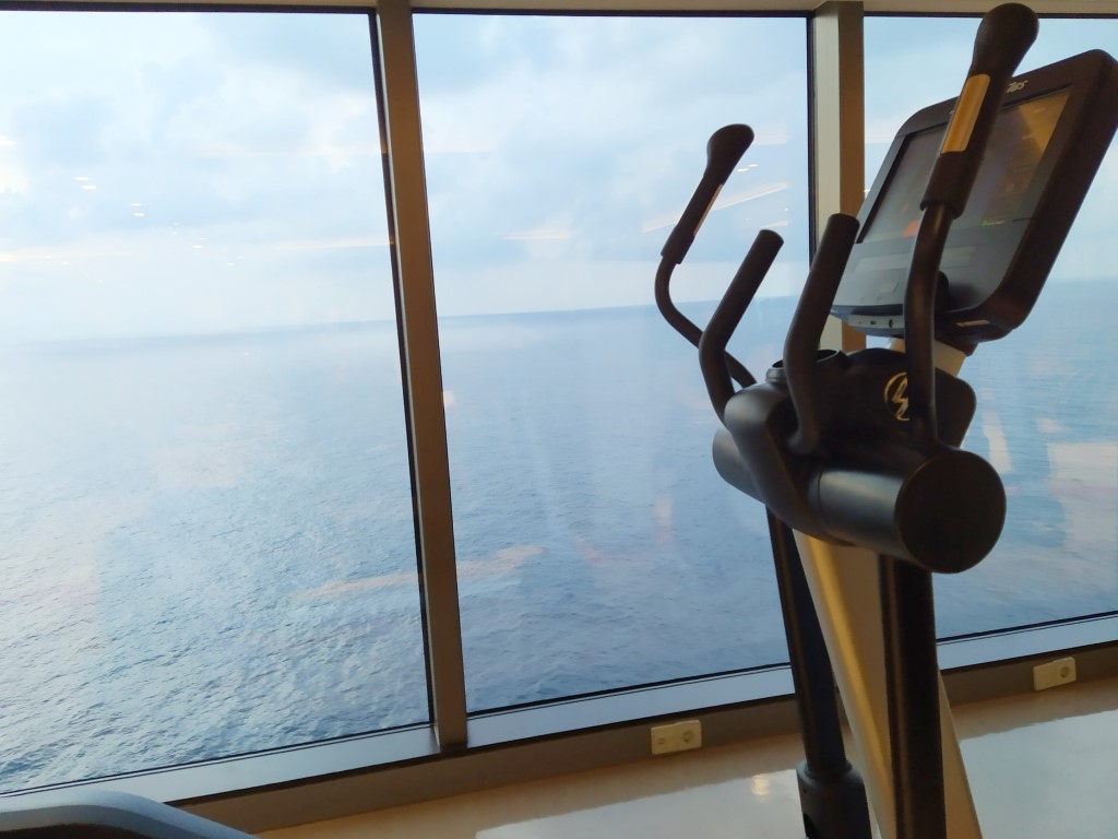 Spectrum of the Seas Day 2 Starting the day at the Gym