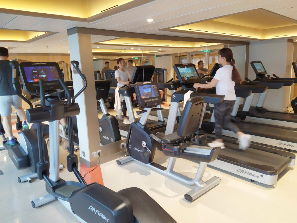 Spectrum of the Seas Gym Royal Caribbean Cruise