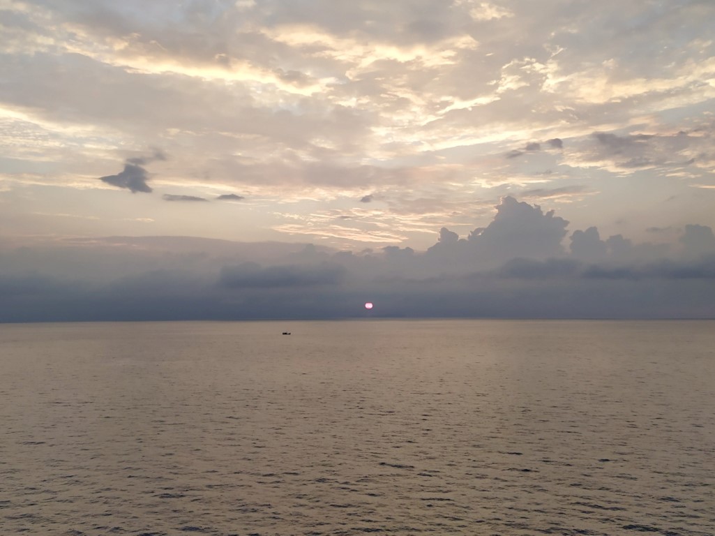 Sunrise as seen from Spectrum of the Seas Royal Caribbean Cruise