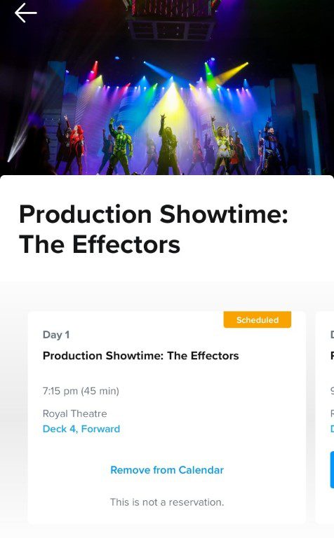 The Effectors Show on Spectrum of the Seas Royal Caribbean Cruise