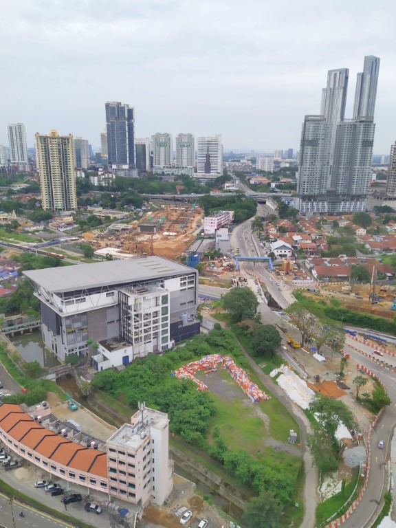 Views from DoubleTree Hilton Johor Bahru Executive Lounge
