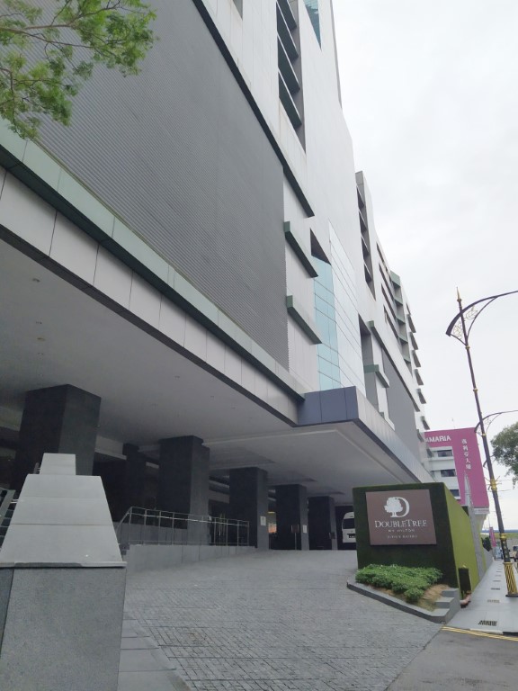 Entrance of DoubleTree Hilton Johor Bahru
