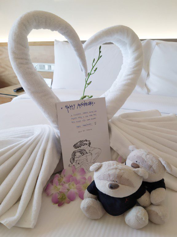 DoubleTree Hilton Johor Bahru Executive Club Lounge King Deluxe Room - Wedding Anniversary Decorations