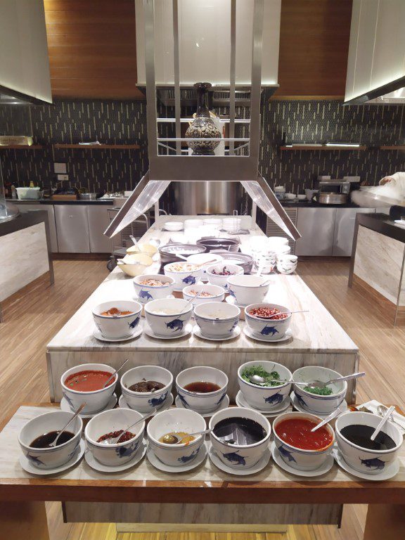 DoubleTree Hilton Johor Bahru Makan Kitchen Breakfast Review - Condiments for Congee