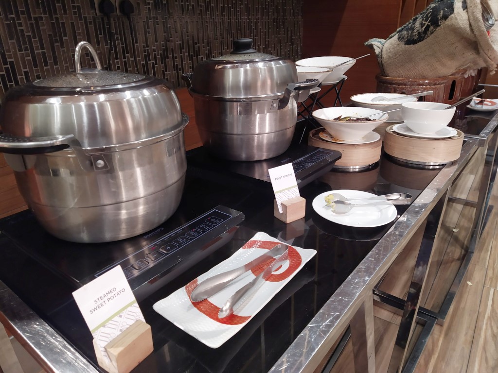 DoubleTree Hilton Johor Bahru Makan Kitchen Breakfast Review - Steamed Sweet Potato