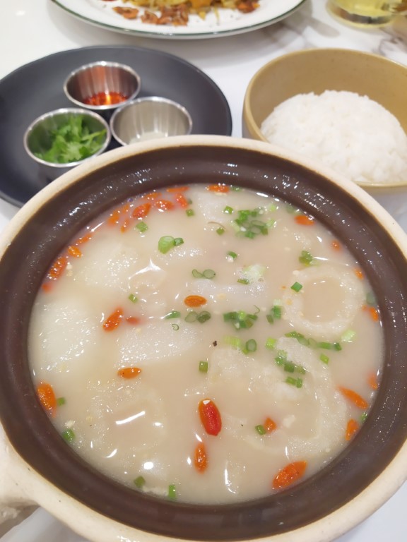 Jelebu Dry Laksa Weekday Set Lunch Review: Fish Maw & Winter Melon Collagen Chicken Soup + Steamed Jasmine Rice