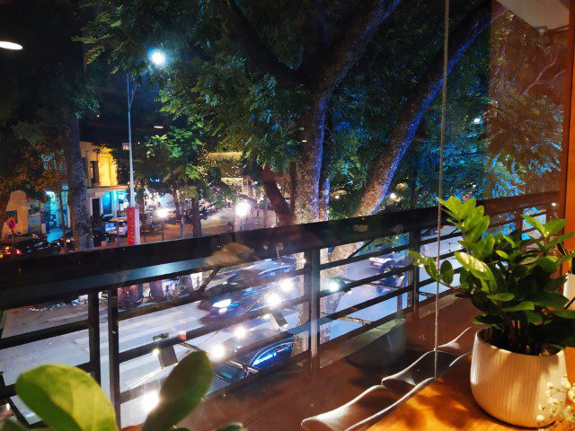 Balcony area of TUNG Dining - Probably meant for smokers of the restaurant 