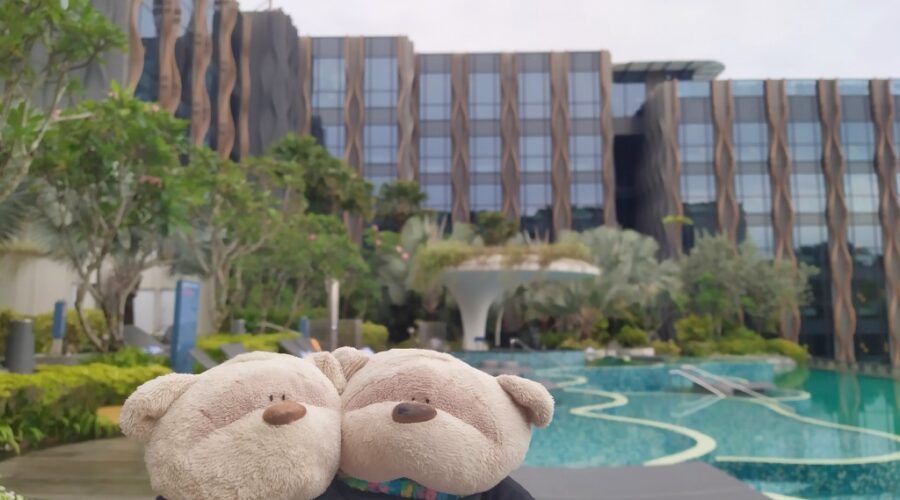 2bearbear at "Pamukkale Swimming Pool" of Outpost Hotel Sentosa