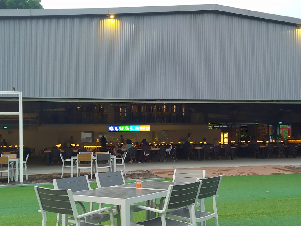 View of Market Hall Sentosa from outdoor seats