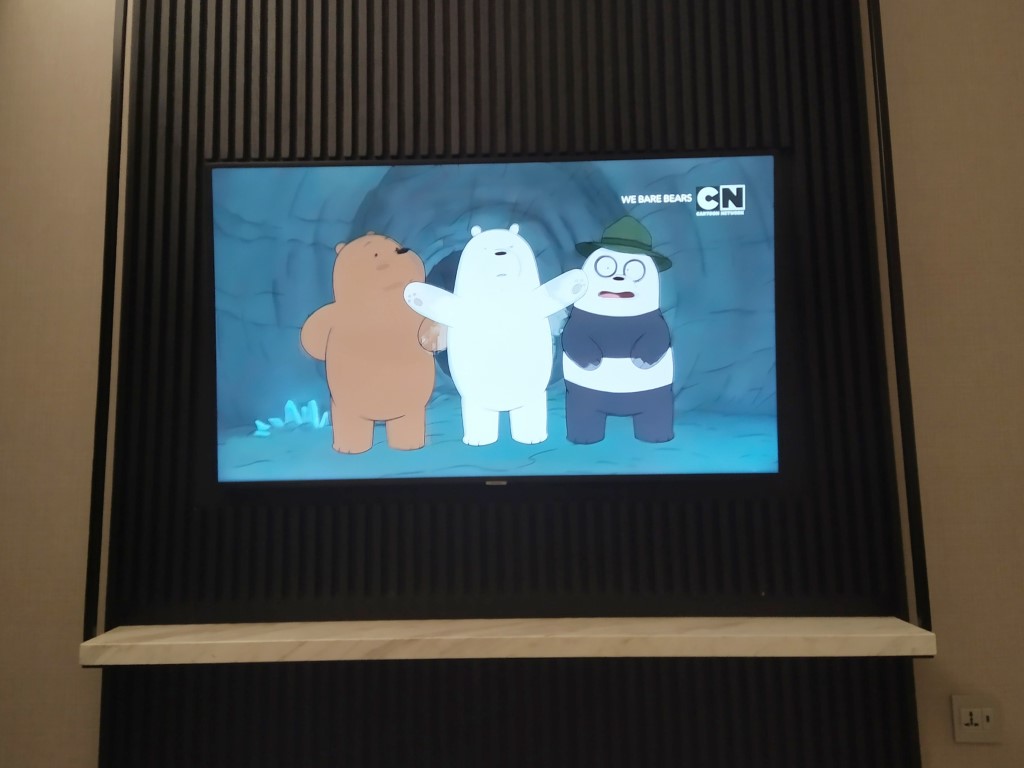 WeBareBears on Cable TV at Outpost Hotel Sentosa