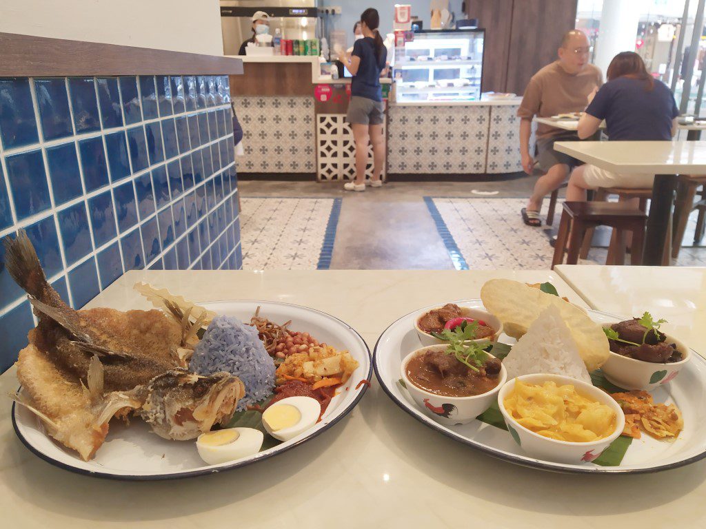 Printed and "Old School" Tiles inside The White Tiffin Restaurant Woods Square 