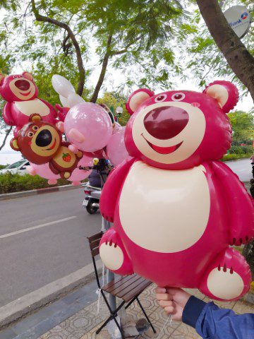 Lotso Balloon bought from Aunty Ho Tay Lake Hanoi at 50k VND or $3 SGD