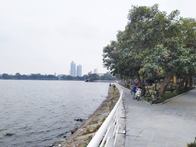 Paths and Parks around Ho Tay Lake Hanoi