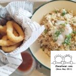 Dancing Crab Value Lunch Sets Review - Exploding Crab Fried Rice served with Beer-battered Calamari ($19++)