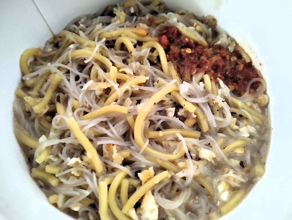 Youfu Fried Hokkien Prawn Mee (友富) Golden Mile Food Centre Review - Very slightly wet version