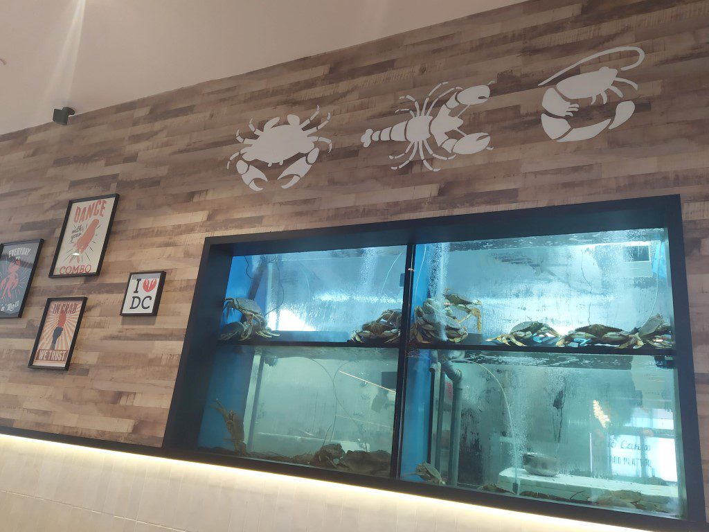 Dancing Crab Northshore Plaza Punggol Live Crabs Lobsters and Prawns