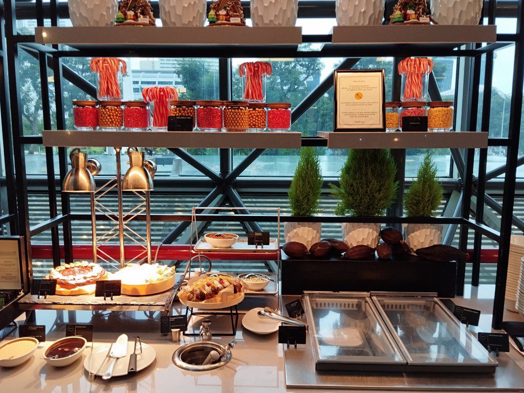 Desserts section of Clove Swissotel The Stamford International Buffet