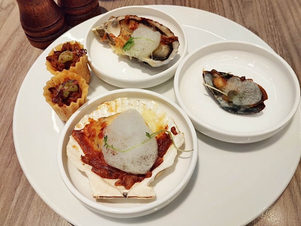 Innovative dishes at Clove Swissotel The Stamford