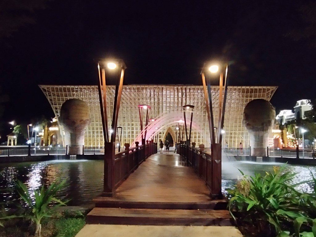 Another view of Bamboo Building / Bamboo Legend at Vinpearl Grand World Phu Quoc