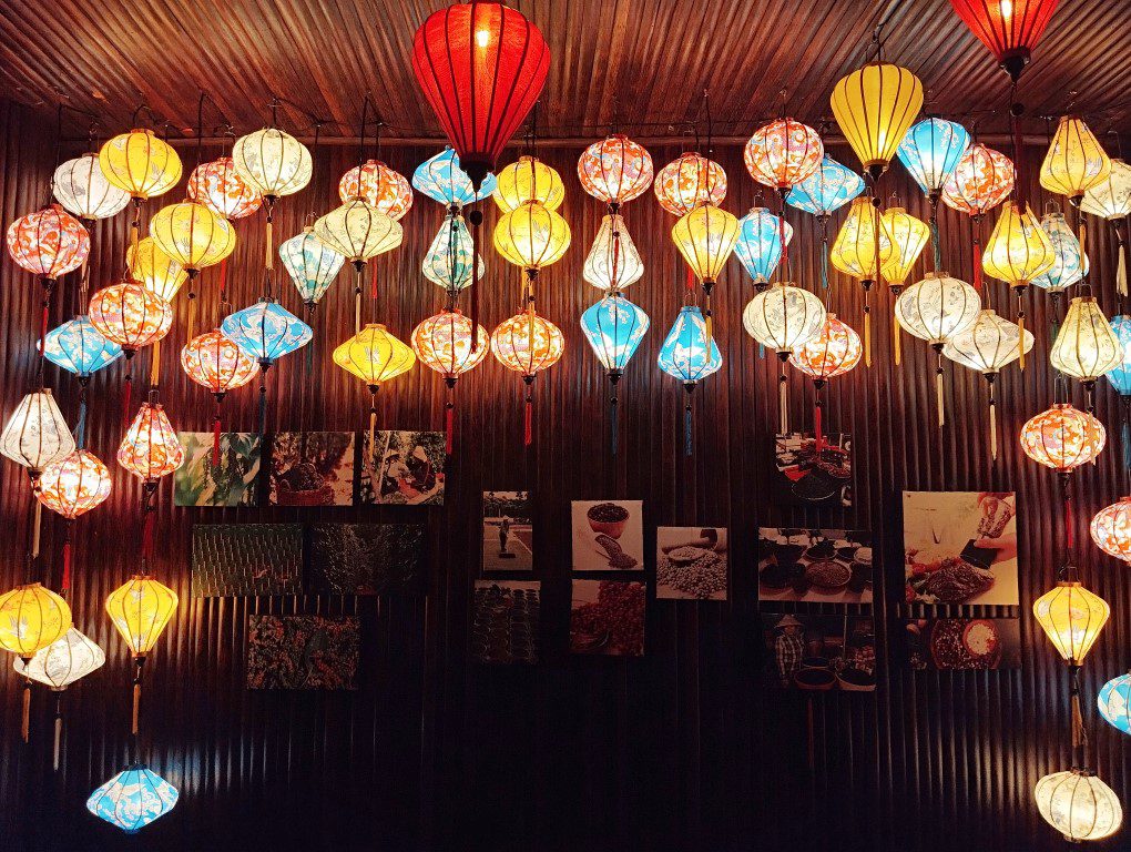 Iconic lanterns at the entrance of Pepper Restaurant Vinpearl Restaurant Phu Quoc
