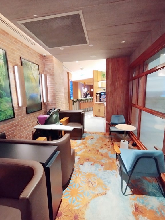 Lounge area inside Travel Club Lounge KLIA T2 Gate L8 Review