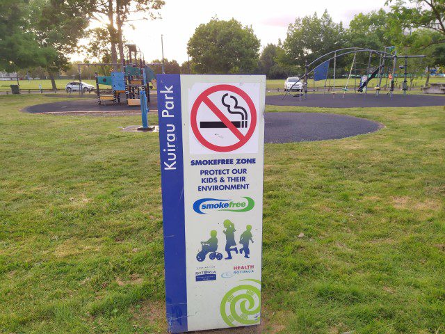 Playground in Kuirau Park Rotorua New Zealand