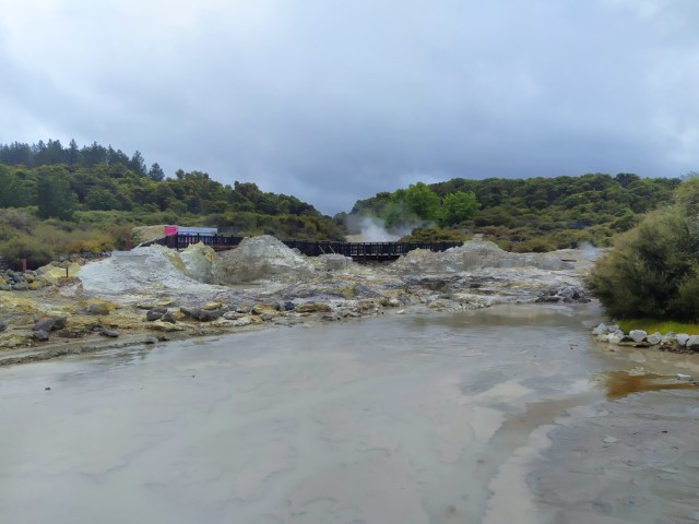 Geothermal Volcanic Features at Hell's Gate Rotorua New Zealand