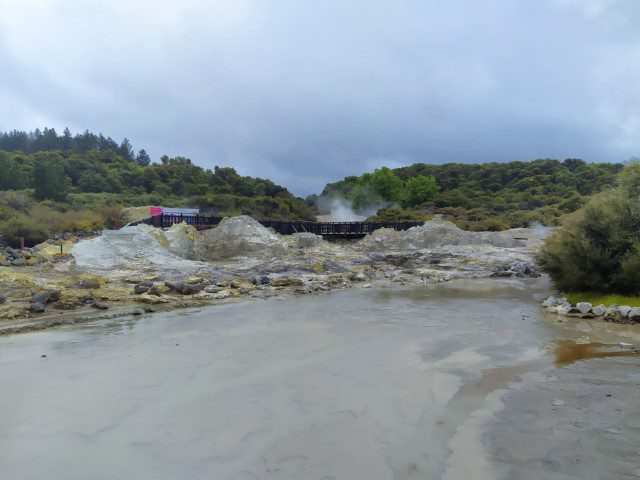 Geothermal Volcanic Features at Hell's Gate Rotorua New Zealand