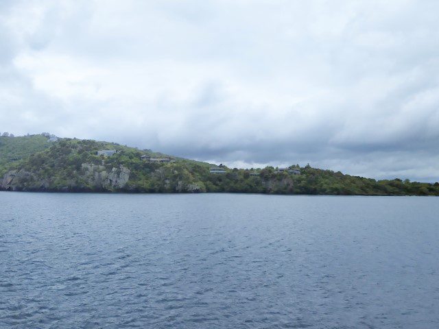 Acacia Bay and Jerusalem Bay as seen on Lake Taupo Maori Rock Carving Cruise